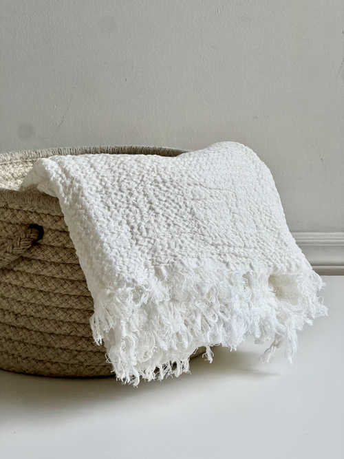 Nantucket Linen Throw - available in 5 colors