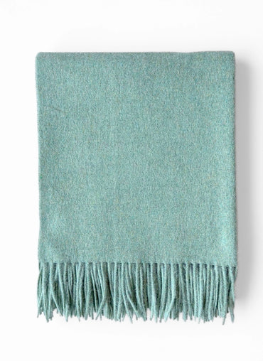 Alpina Alpaca/Wool Throw - Forest