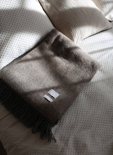Trafalgar Double Sided Wool Throw - Shop Linen Way