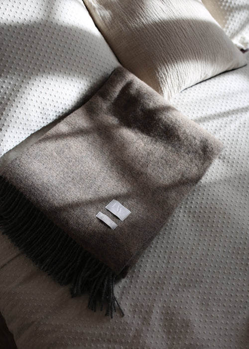 Trafalgar Double Sided Wool Throw - Shop Linen Way 