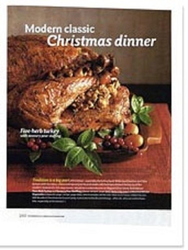 Natalie Red Placemat, Chatelaine, November 2005