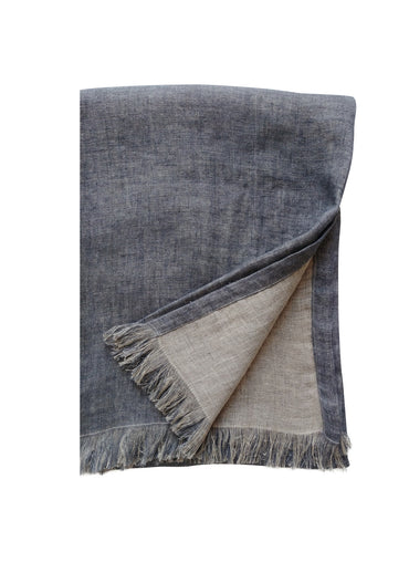 Corsica Linen Throws - available in 2 colors and 2 sizes - Shop Linen Way