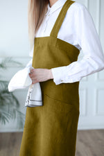 Seville Adjustable Linen Apron