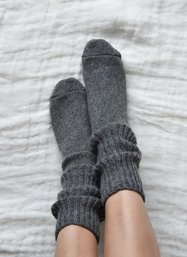 Veronica Wool Socks - Shop Linen Way