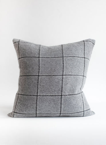 Stowe Plaid Alpaca Pillow - Shop Linen Way