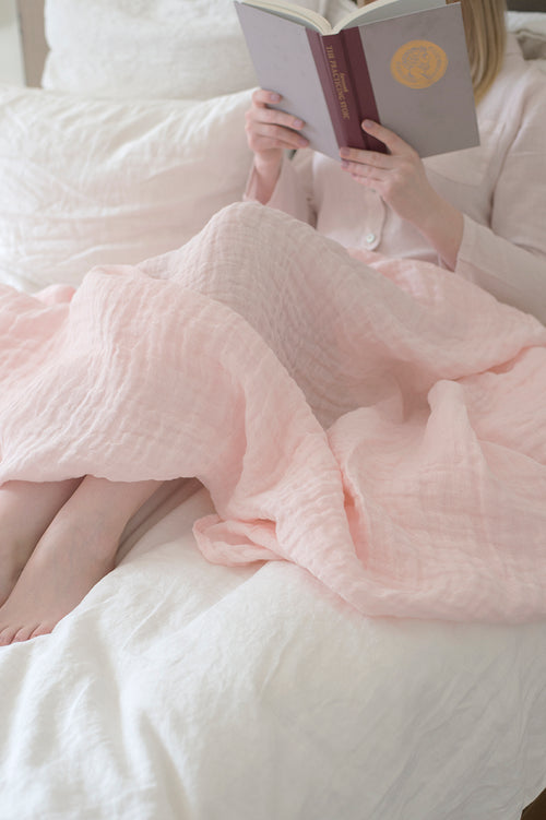 Cabana Linen Throw available in 2 colors - Shop Linen Way