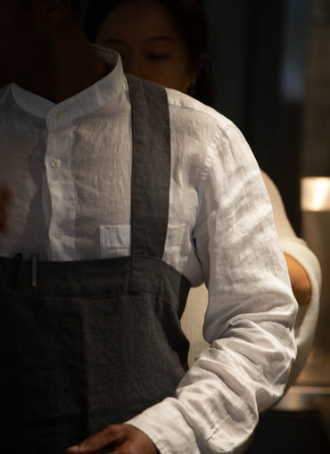 Seville Adjustable Linen Apron - Shop Linen Way