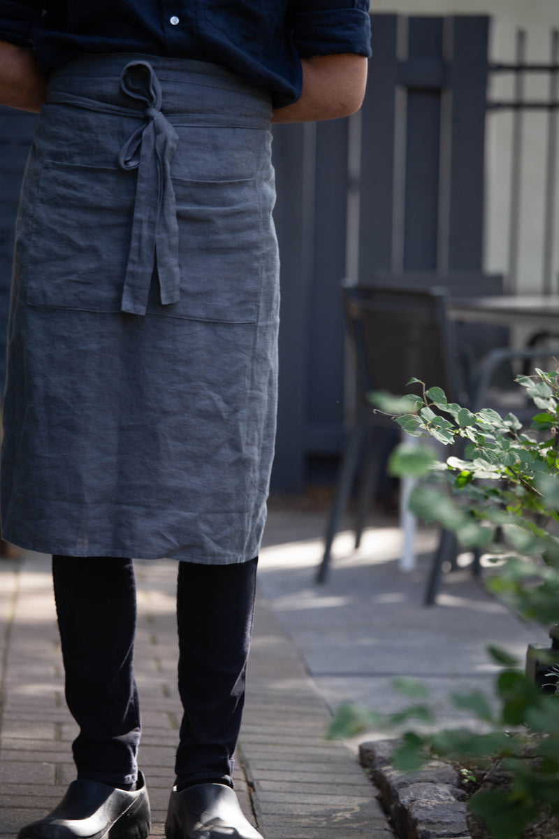 Garson Linen Apron - Shop Linen Way 