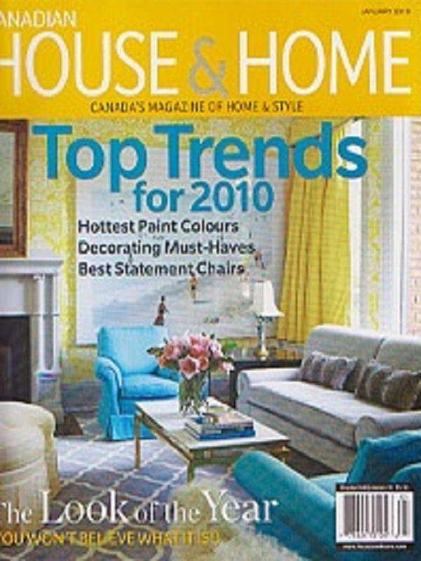 Alpaca Plaid Ivory & Charcoal in House & Home, January 2010
