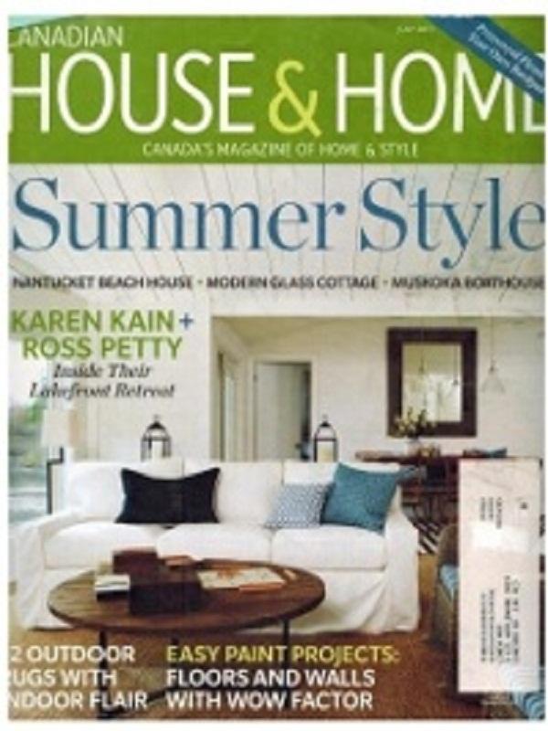 Linen Guest Towel Sylvie Violet as Napkin, House & Home, July 2011