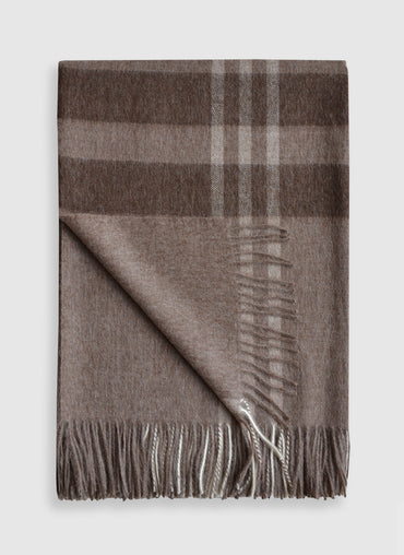 Huntsville Baby Alpaca Plaid Throw - Shop Linen Way