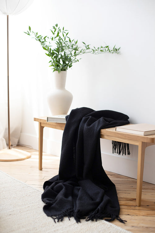 Cork Alpaca Throw