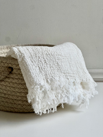 Nantucket Linen Throw - available in 5 colors - Shop Linen Way 