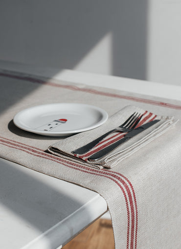 Luke Linen Runner - Shop Linen Way