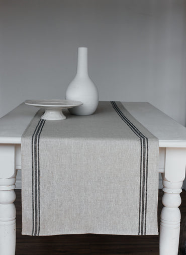 Luke Linen Runner - Shop Linen Way