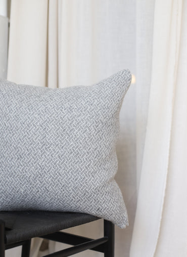 Oxford Alpaca Charcoal Pillow - Shop Linen Way