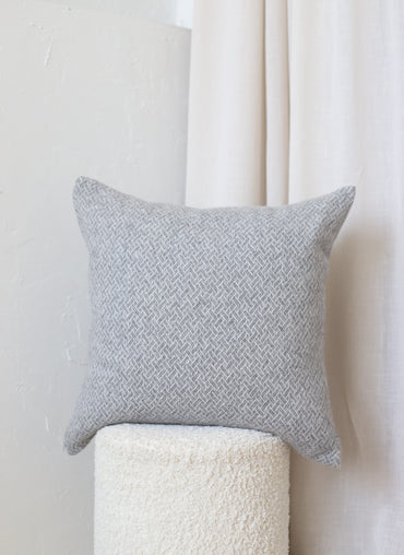 Oxford Alpaca Charcoal Pillow - Shop Linen Way