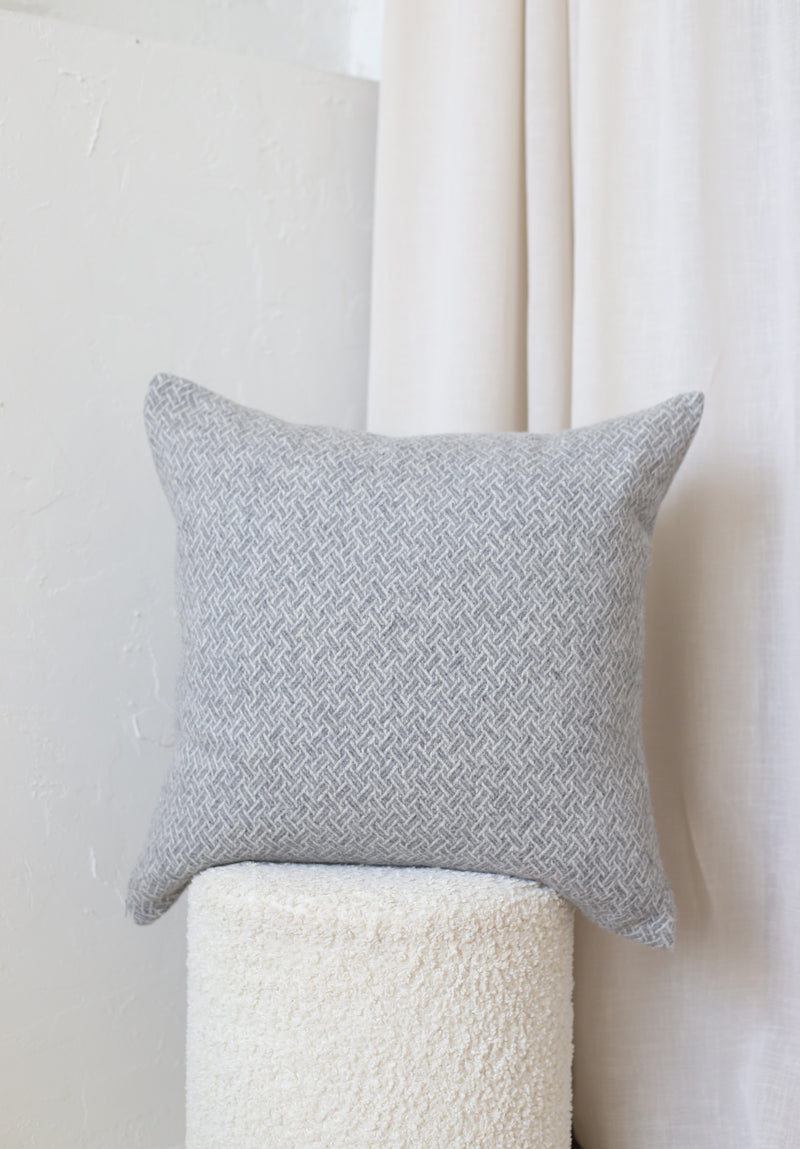 Oxford Alpaca Charcoal Pillow