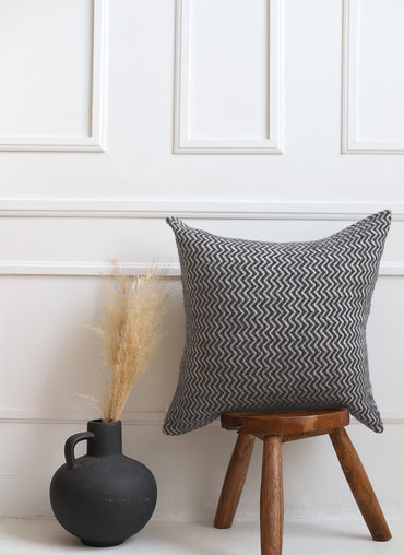 Waves Wool Pillow - Shop Linen Way