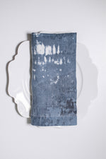 Laguna Linen Napkin Blue with Ivory - Shop Linen Way 