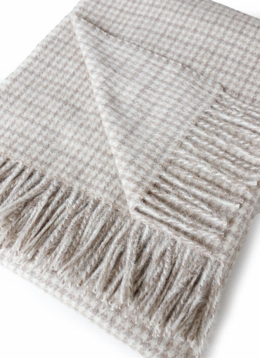 Glencoe Alpaca/Wool Throw - available in 2 colors