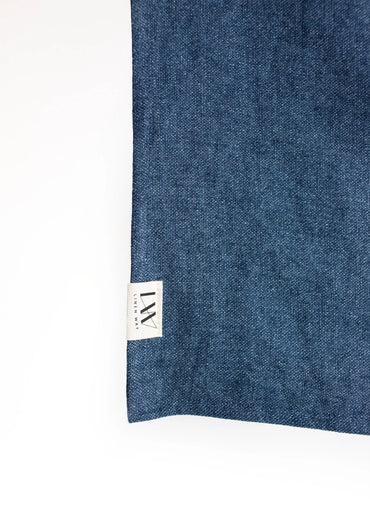 Collingwood Linen Tea Towel - Denim Blue