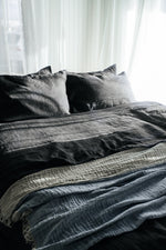 Mallorca Throw Blue/Natural - 2 sizes - Shop Linen Way 