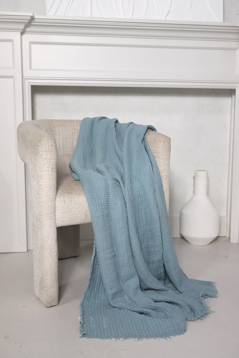 Hampton Linen Throw - available in 12 colors - Shop Linen Way 