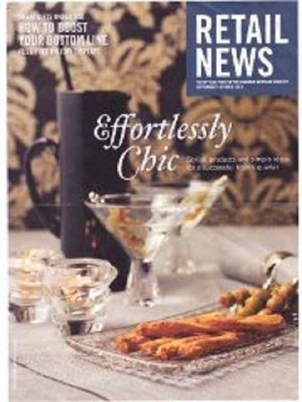 Urban Chic Runner, Napkin & Placemat Natural Retail News, September - October 2010