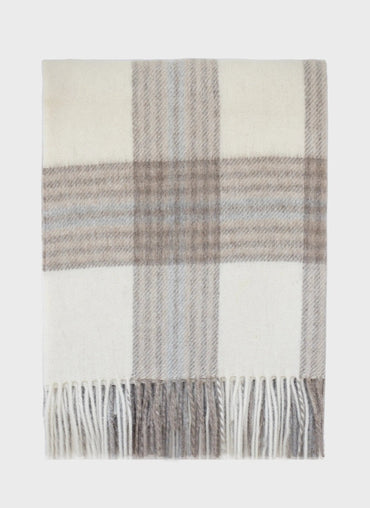 Stonehaven Alpaca/Lambswool Throw -available in 3 colors
