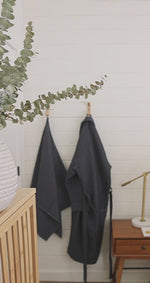 Jacki Waffle Cotton Bathrobe