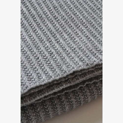 San Polo Wool Throw Steel Grey