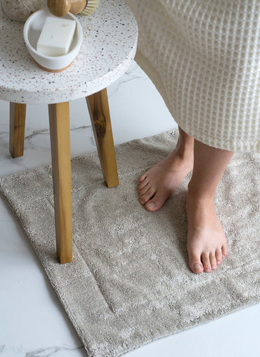 Tivoli Terry Linen Bath Mat - Shop Linen Way