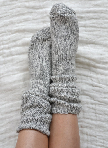 Veronica Wool Socks - Shop Linen Way