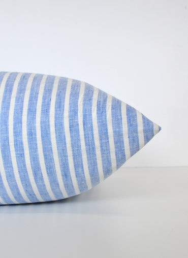 Blue Lake Linen Pillow - Shop Linen Way
