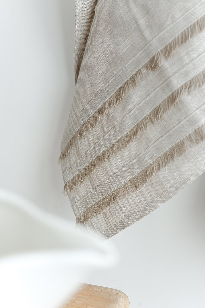 Fleur Linen Guest Towel