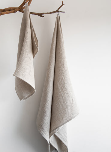 Eiffel Linen Bath Towel - Shop Linen Way