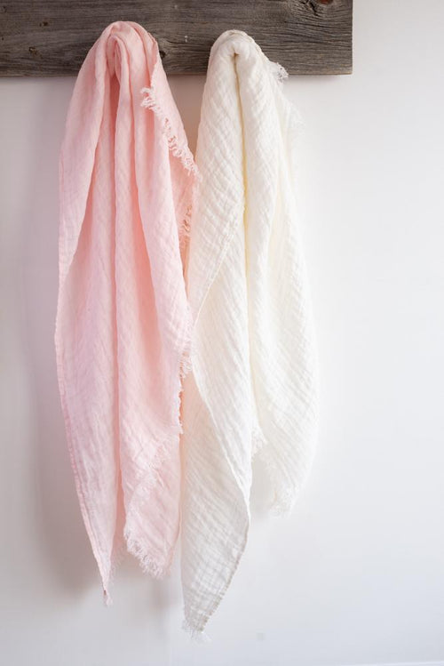 Cabana Linen Throw available in 2 colors - Shop Linen Way