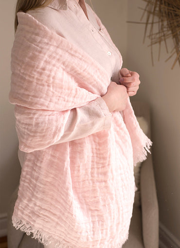 Cabana Linen Shawl - Shop Linen Way