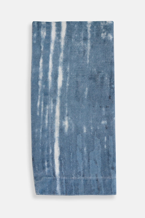 Laguna Linen Napkin Blue with Ivory - Shop Linen Way 