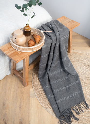 Treble Baby Alpaca Throw - Shop Linen Way
