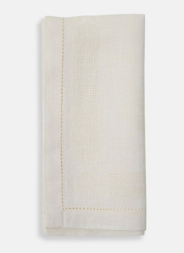 Natalie Linen Napkin Cream - Shop Linen Way