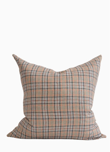 Tartan Reversible Linen Pillow - Shop Linen Way