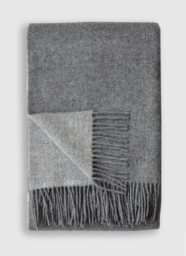 Trafalgar Double Sided Wool Throw - Shop Linen Way